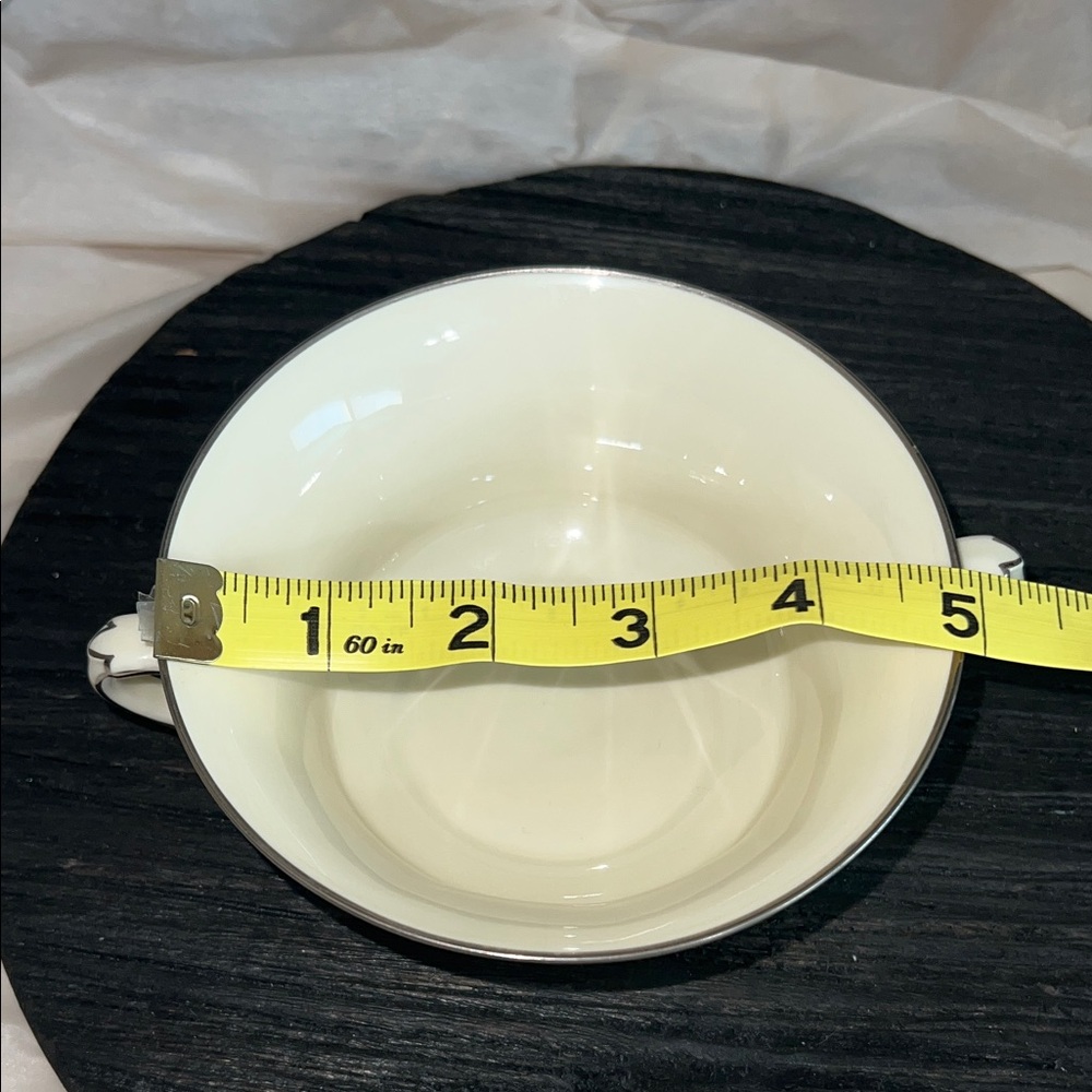 Vintage Community China Bavaria-Deauville Soup Bowls/Art Deco/Set of 4 - Picture 8 of 9